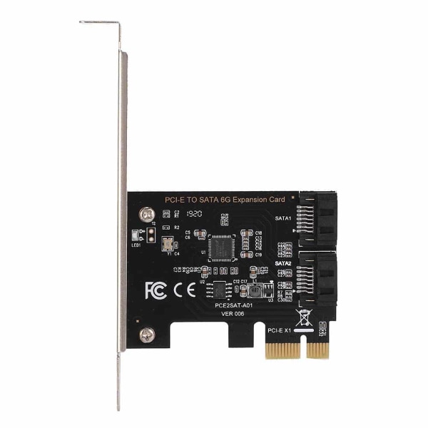 PCI-E-kort PCI Express till SATA 3.0 2-portar SATA III 6 Gbps expansionskort