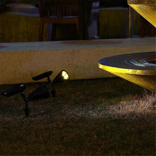 Solarlampa Utomhusbelysning Färgskiftande Mark Trädgårdslampa, A