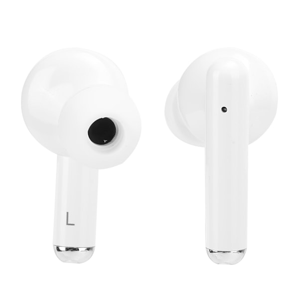 T06 Bluetooth 5.0 Headset Laddningsbox True Wireless Earphone Halv I Örat Sport Earbud Vit med Röd