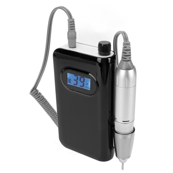 40000 RPM Nagelborrmaskin CW CCW Rotation Värmeavledning Elektrisk spikslipmaskin Svart
