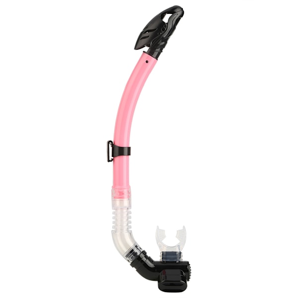 Comfortable Full Dry Snorkel with Silicone Mouthpiece Easy Breathe Snorkel (pink)