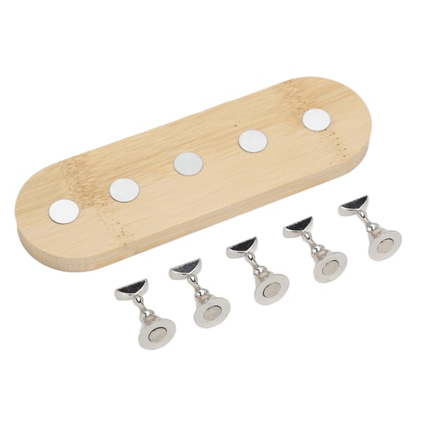 Nail Display Stand DIY Log Press On Fixation Magnetisk falsk nagelhållare för nybörjarmanikyr
