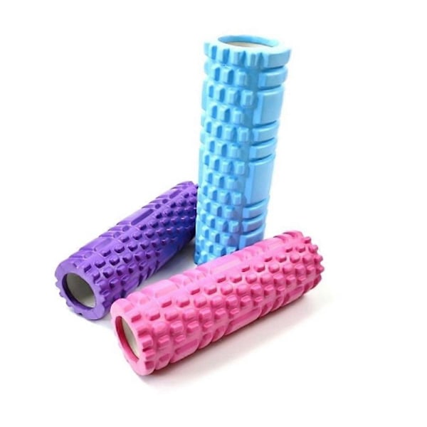 1 stk. Skum Massasjerulle for Yoga og Fitness Fysioterapi og Sportsrehabilitering Utstyr Manuell ABS TPR Blå