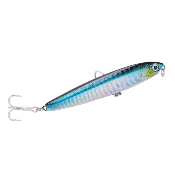 Simuleringshårt bete 24g Minnow Lure Swimbaits Rostskydd med 2 krokar för långskott Saltvatten Båtfiske #1