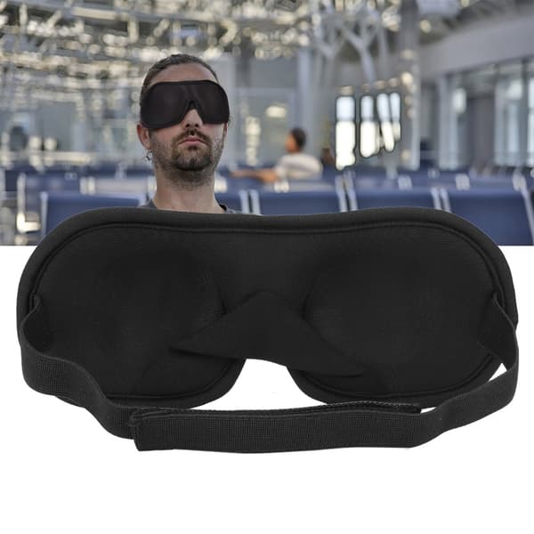 3D-unimaski, varjostin, lepo, silmälappu, silmälappu, matka-unihäiriö