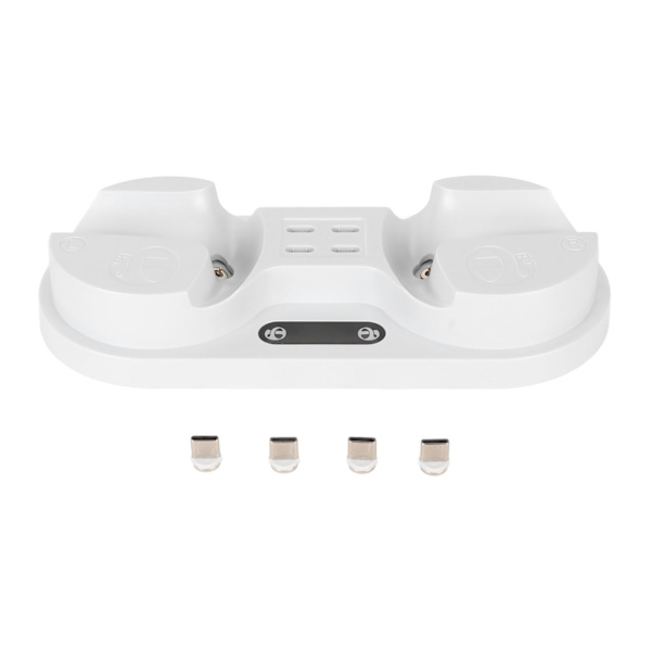 Kontrollenhet Laddningsstation 4 Typ C magnetiskt gränssnitt Dual Charger Dock med LED-indikator för PS5 VR2