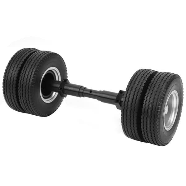 Icke-driven bakaxel däck 10-håls hjulnav passar för Tamiya 1/14 Traktor Trailer
