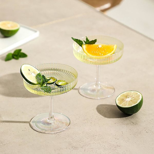 Store Margarita-glass med stor kapasitet for elegante fester og dekor - Oransje