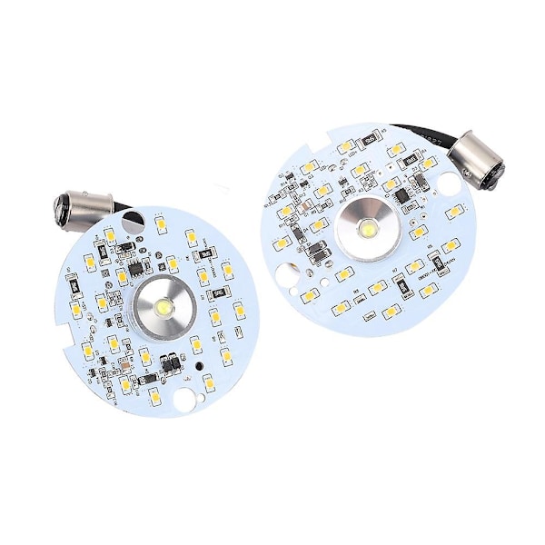 2 stk. ABS LED kjørelys blinklys for motorsykkel (gul)
