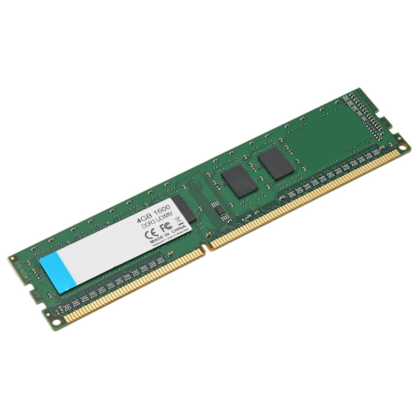 DDR3 UDIMM 1600Mhz RAM 64bit Bredde 40Pin Data Interface Plug and Play Professionel bærbar RAM til PC 4GB