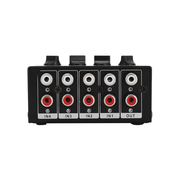 Stereomikser Passiv 4-kanals Audio Line Mini RCA bærbar for nettbrett
