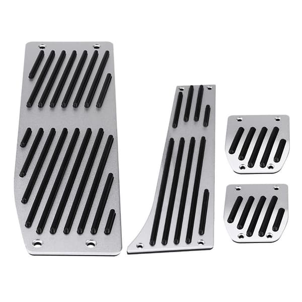4st Bil Manuell Växellåda Koppling Broms Fotstöd Pedal Pad för 1 3 5 7 X1-serien E30 E32