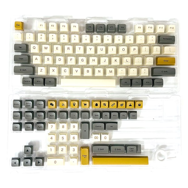 PBT Keycaps Shimmering Tema XDA Højde Varmesublimering 125 Nøgler Mekanisk Tastatur Keycaps Engelsk