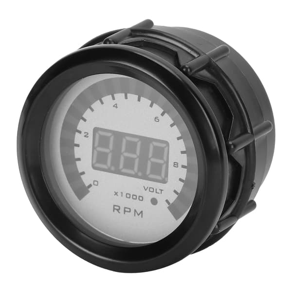 Digital turteller 52mm/2in 0‑9999 RPM erstatning for 12V 4/6/8 sylindret bensinbiler