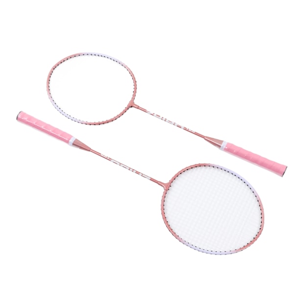 Badmintonracketar Rosa Professionella Separata Järnlegering Badmintonracketar för Nybörjare Studentträning