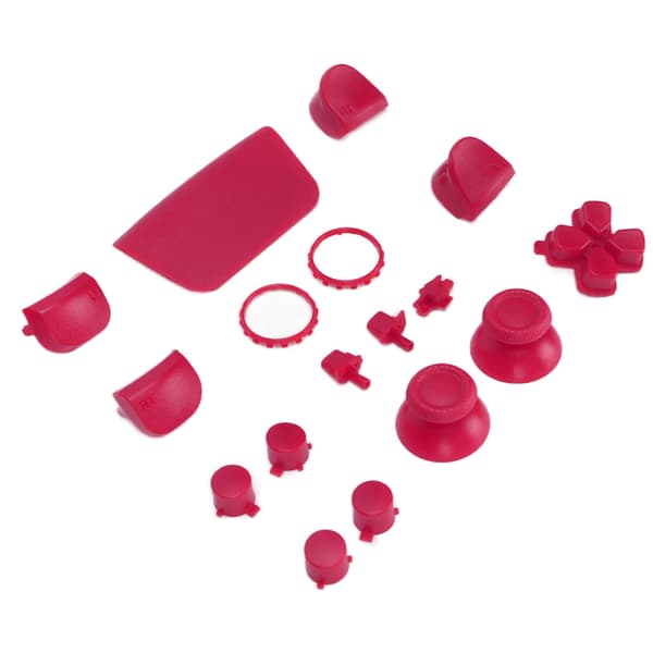 Erstatningsknapper L2 R2 Komplet knapsæt Erstatningsknap Reparationssæt til PS5 Controller Pink