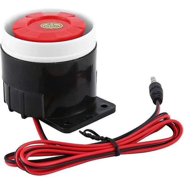 DC Piezo Elektronisk Summer Larm Siren Säkerhet Horn 12V DC Elektronisk Summer Larm Siren Säkerhetssiren 120 DB Siren