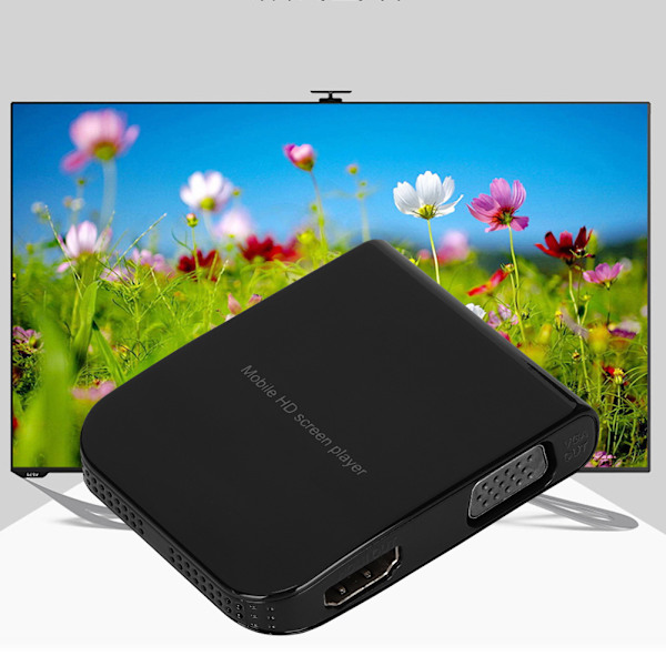 Multifunktionel HD HDMI VGA Audio Digital Adapter Konverter til Telefon Computer