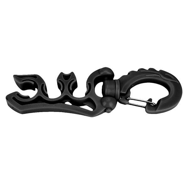 Fortsett dykking Undervannsdykking BC Slangeholder Clip Spennekrok Svart