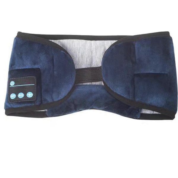 Sleeping Eye Cover Light Blocking Bluetooth 5.0 Connection Music Playing Electric Eye Pad Dark Blue