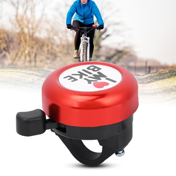 Kvalitets Ultralet Mountaincykel Cykelklokke Tilbehør Klar Lyd (rød)