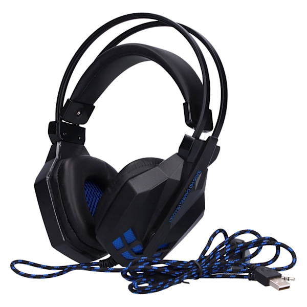 Gaming Headset - Oplyst Gaming Headset med støjreducerende mikrofon til PS4