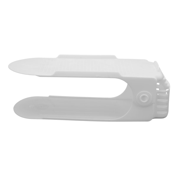 Shoe Slots Space Saver Organizer Double Layer Shoe Sandaler Förvaring Shoe Stacker HolderWhite