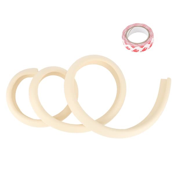 Babyskydd Kantskydd L-typ Högelastiskt Möbelkantskydd för Hemsäkerhet (Beige)