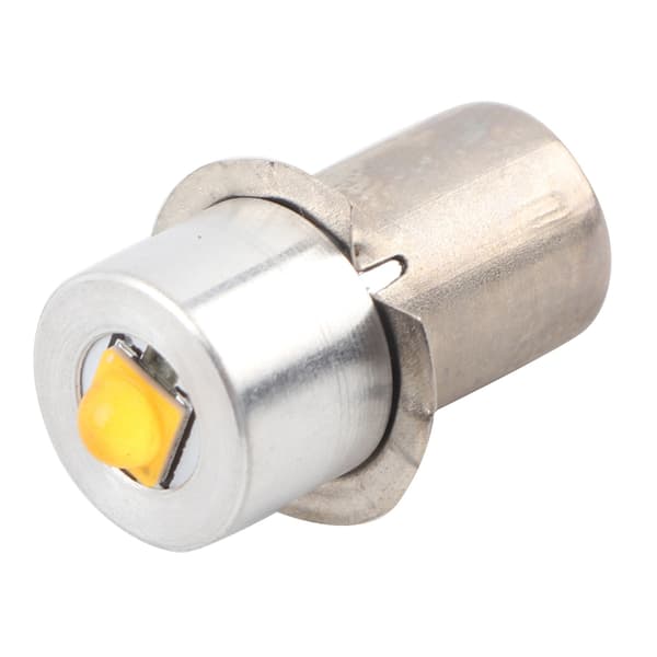 P13.5S 3W LED-taskulampun vaihtopolttimo, taskulamppu, hätätyövalo (lämmin valkoinen 4~12V)