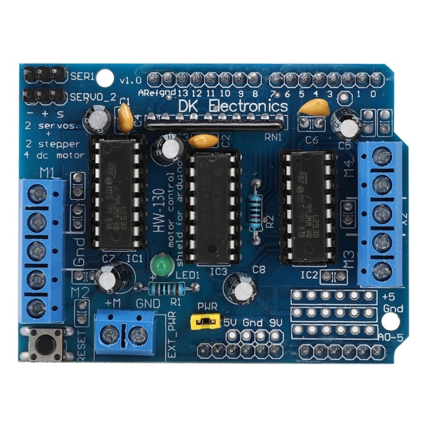 Multifunktionell PWM Hastighetsjustering Motor Driver Expansion Board DIY Module