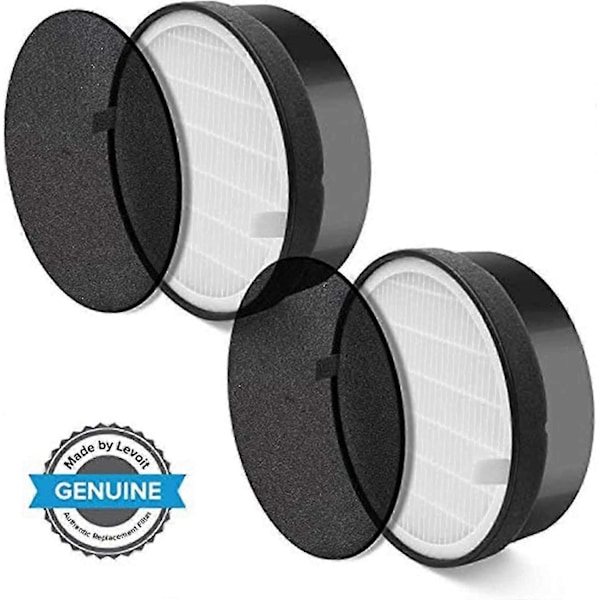 Luftrenare Lv-h132 Ersättningsfilter, True Hepa och Aktivt Kolfilter Set 2-pack