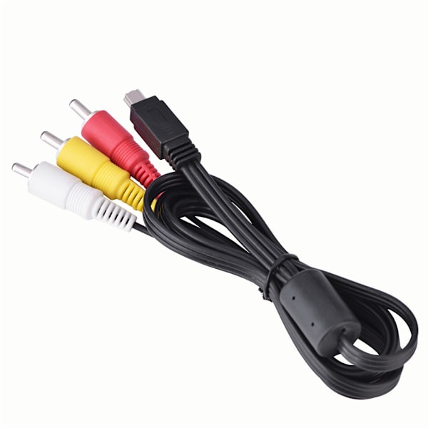 Video Audio AV-kabel Mini USB till 3 RCA för Canon Camera IXUS 990 IS 980 IS 970 IS 870 IS 200