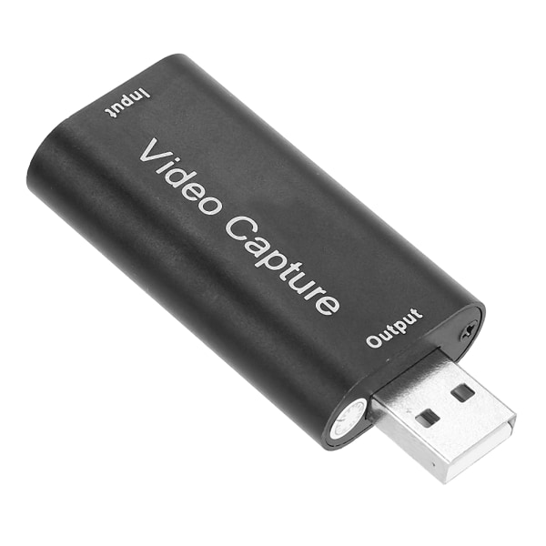 USB 2.0 HDMI HD Video Capture Card Mini Portable Adapter Svart for PC-datamaskin