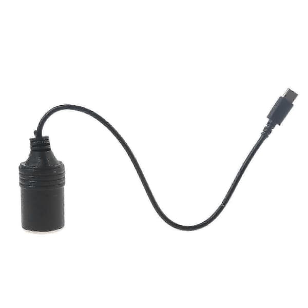 USB C PD til 12V 60W Bil Sigarettenneruttak Adapter for Billader og Støvsuger Edition 0120