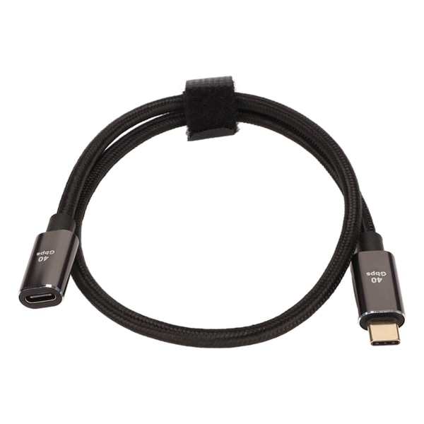 USB C - USB C -kaapeli Type C USB4.0 Datakaapeli Thunderbolt 4 PD100W pikalataukseen 40Gbps 8K 60Hz Type C jatkokaapeli 50cm