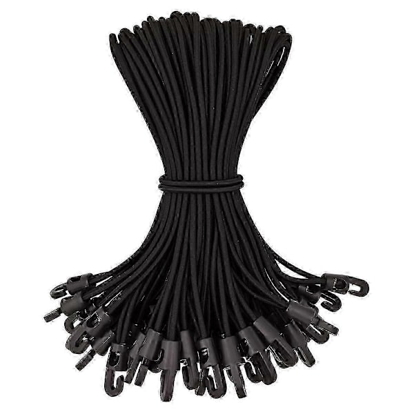 50 st Bungee Cord med Krokar, expander med Krokar Gummispännare med Krokar för Poolskydd