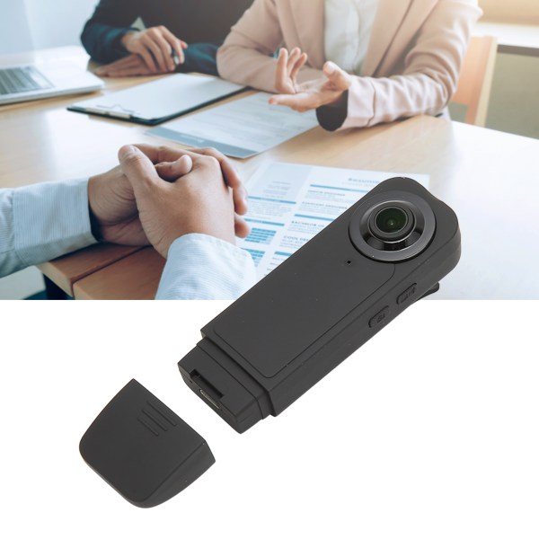 Mini Body Video Recorder Bærbar HD 1080P Ergonomisk Letvægts Power Off Beskyttelse Udendørs Body Action Kamera