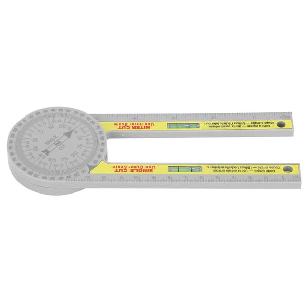 Vinkelmätare Linjal Högprecision Träbearbetning Goniometer Mätinstrument