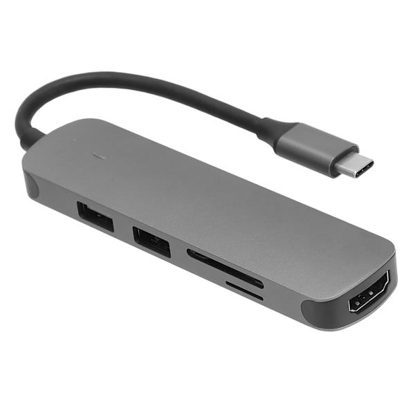 5-i-1 Hub Type-C til High Definition Multimedia Interface USB Docking Station Converter Adapter