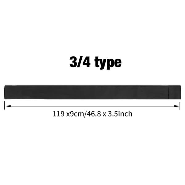 Pool Cue Opbevaring Bære Taske Etui til 3/4 Snooker Billard Kø Rod (3/4)