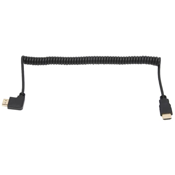 90 graders rettvinklet HD Multimedia Interface hann til hann forlenger spiralkabel for datamaskin/TV