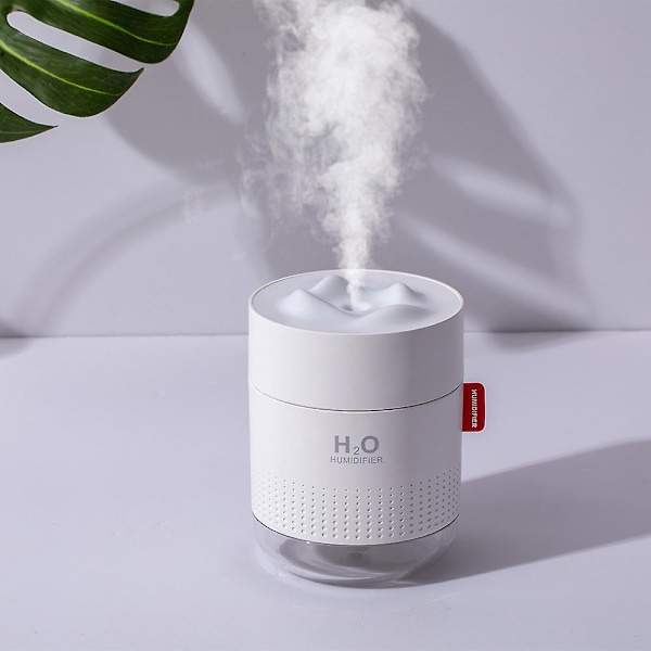 Bärbar Luftfuktare för Hemmet, Tyst USB Luftfuktare för Sovrum och Kontor