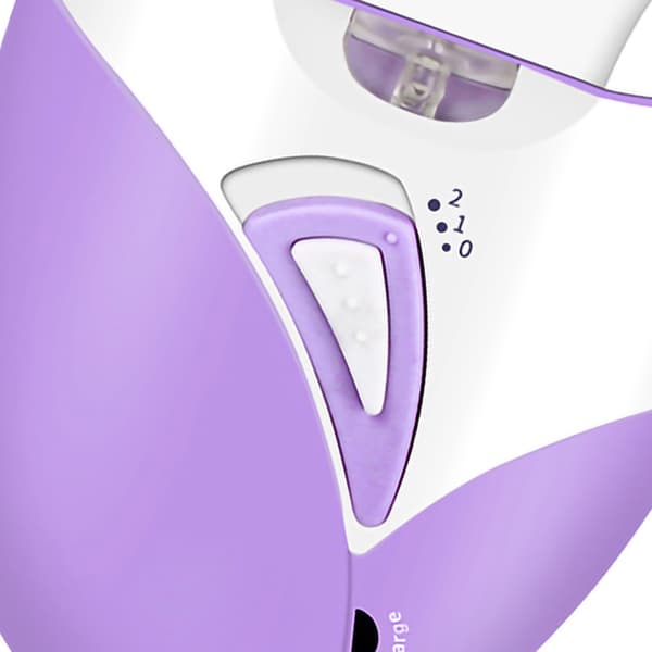 Elektrisk hårfjernings-epilator oppladbar avtakbart hode for kvinner Mann Hårtrimmer Lilla