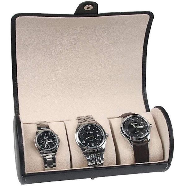 Brun färg（19*9cm）- watch - rulle i syntetläder
