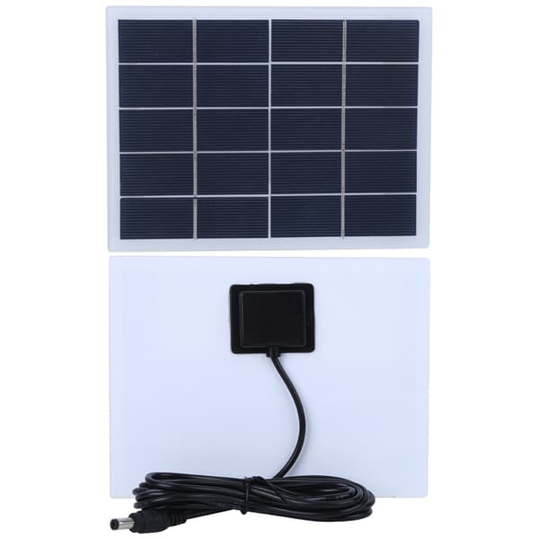 3W 5V Polykrystallinsk Silicium Solpanel DC Udgangslader Batteri Udendørs Havelys