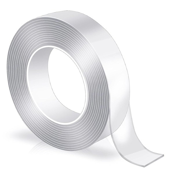 Återanvändbar extra stark dubbelsidig tejp (3m X 2,3cm X 2mm) för olika applikationer
