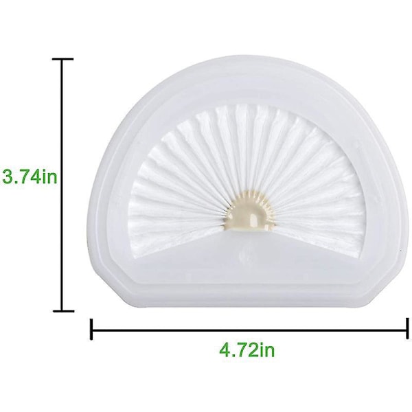 4 stk. VLPF10 Udskiftningsfiltre Kompatible med Black and Decker Dustbuster Håndstøvsuger Model HLVA315J HLVA320J00 N575266 fra Funmit