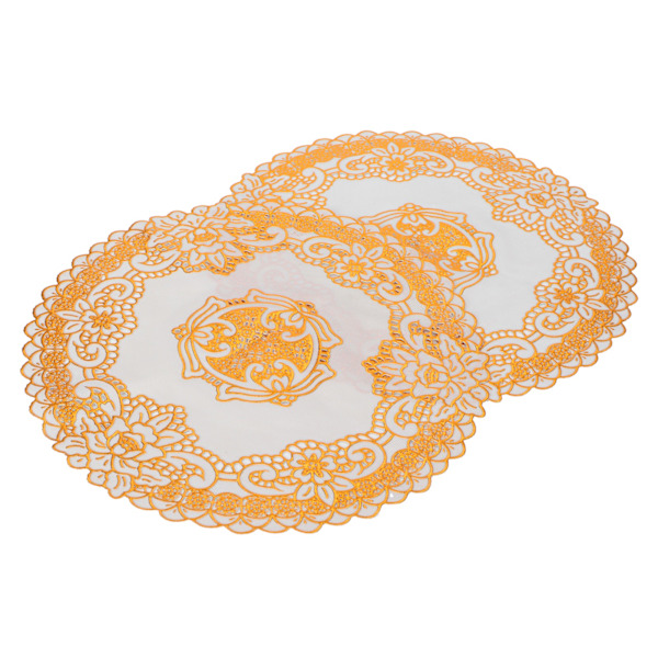 2 st 30x30 cm bordsunderlägg guld bordsunderlägg för bröllopsfest tillbehör stil 04