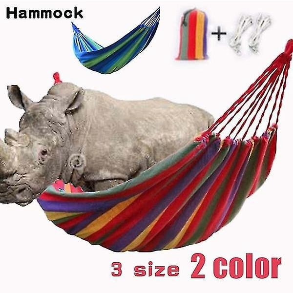 Ulkokäyttöön kannettava Rainbow Hammock 190x80cm Travel Swing ripustussänky