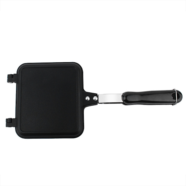 Dobbeltsidig Non-stick stekepanne vaffeljern for kake toast sandwich